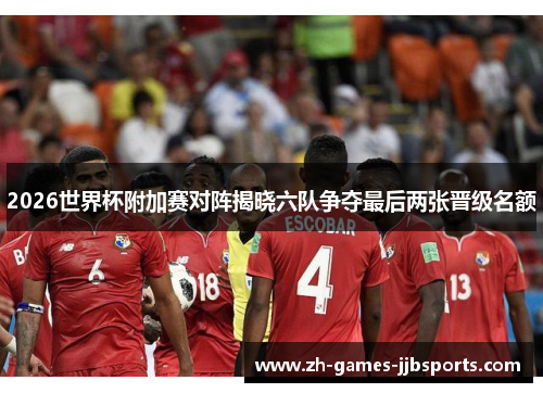 2026世界杯附加赛对阵揭晓六队争夺最后两张晋级名额